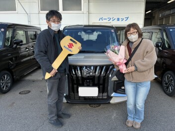 本日K様にソリオバンディットご納車いたしました！
